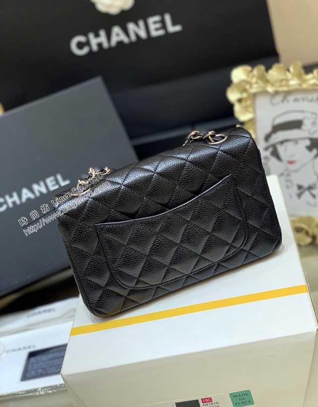 Chanel專櫃新款鏈條女包 香奈兒純原廠CF大mini經典款肩背包 djc6940